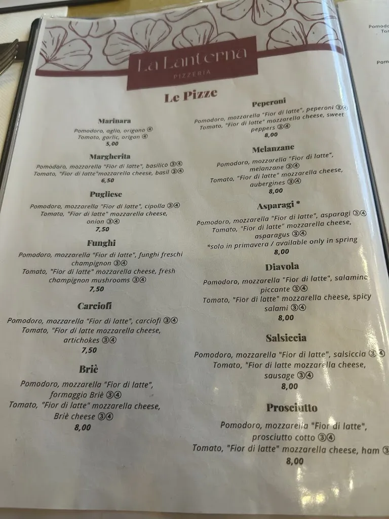 Menu_La Lanterna_San Giorgio di Nogaro_immagine_1