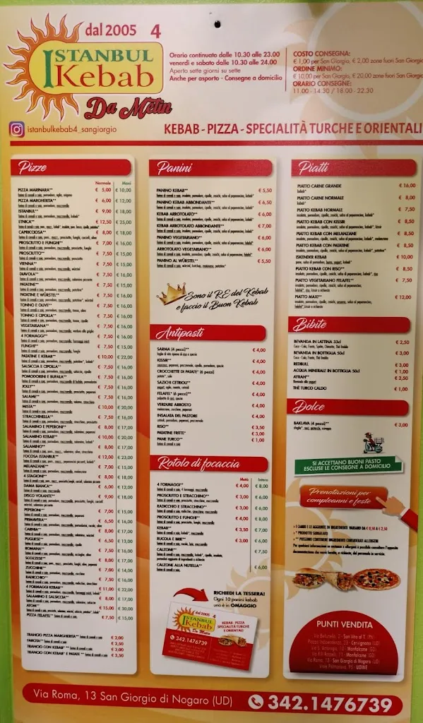 Menu_Istanbul Kebab e Pizza_San Giorgio di Nogaro_immagine_1