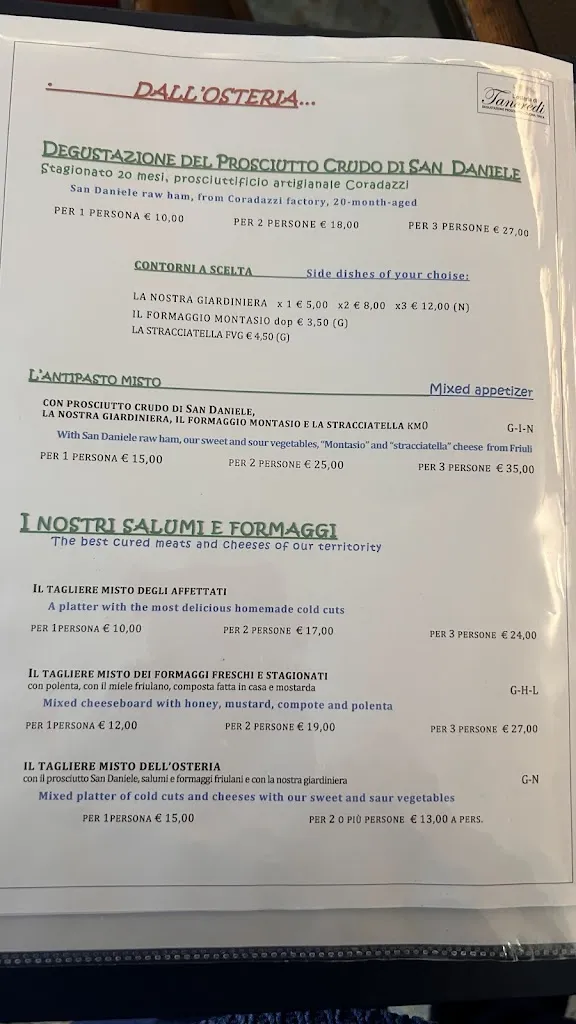 Menu_L'osteria Di Tancredi_San Daniele del Friuli_image_2