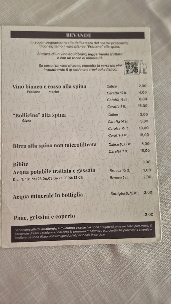 Menu_La Casa del Prosciutto 