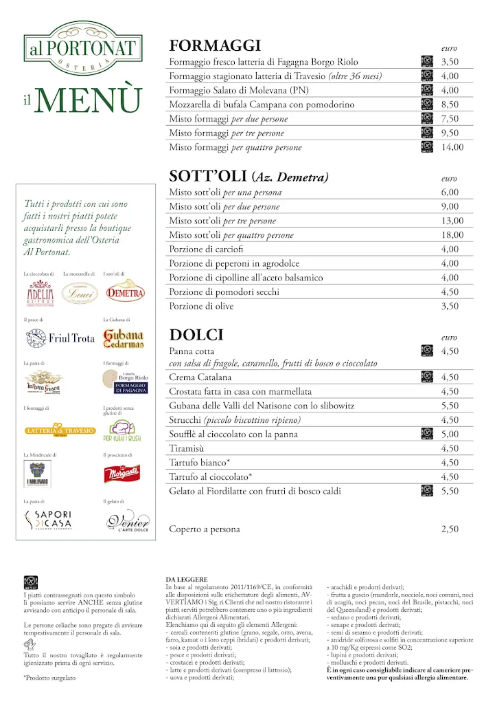 Menu_Osteria Al Portonat_San Daniele del Friuli_image_2