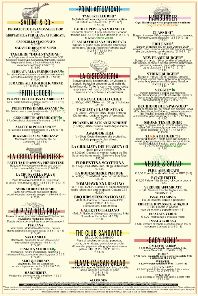 Menu_Flame'n Co. San Daniele_San Daniele del Friuli_image_1