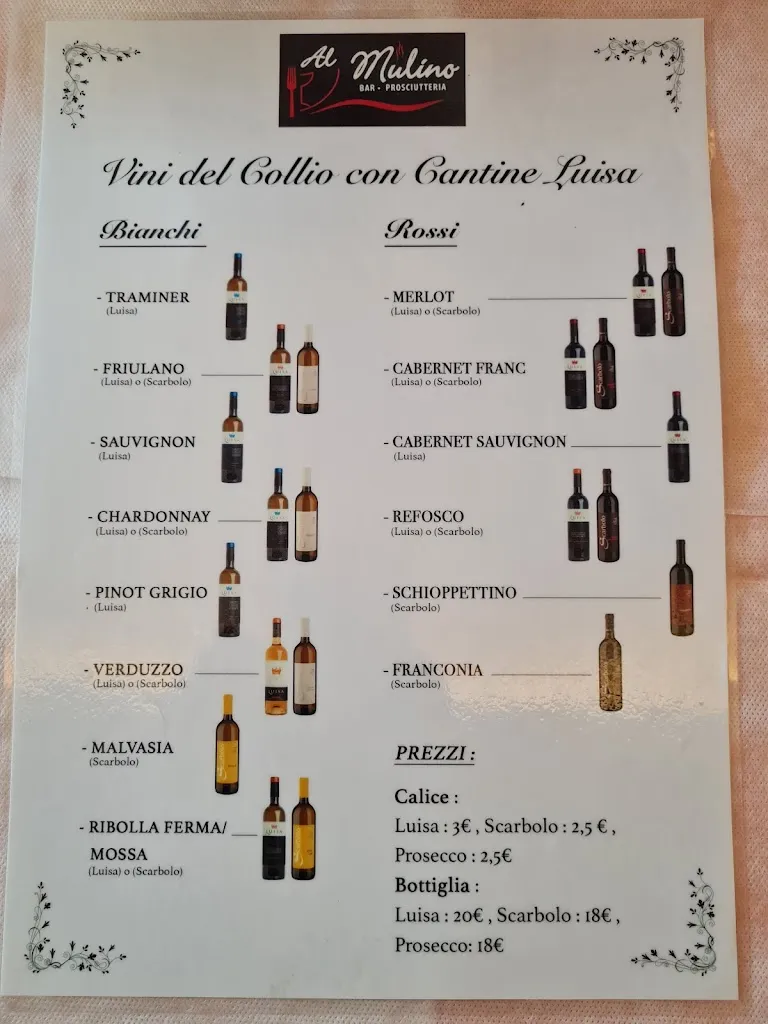 Menu_Prosciutteria Al Mulino_San Daniele del Friuli_image_2