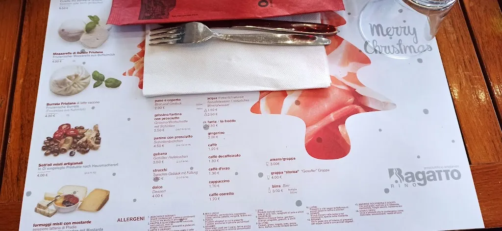 Menu_Prosciuttificio Bagatto_San Daniele del Friuli_immagine_1