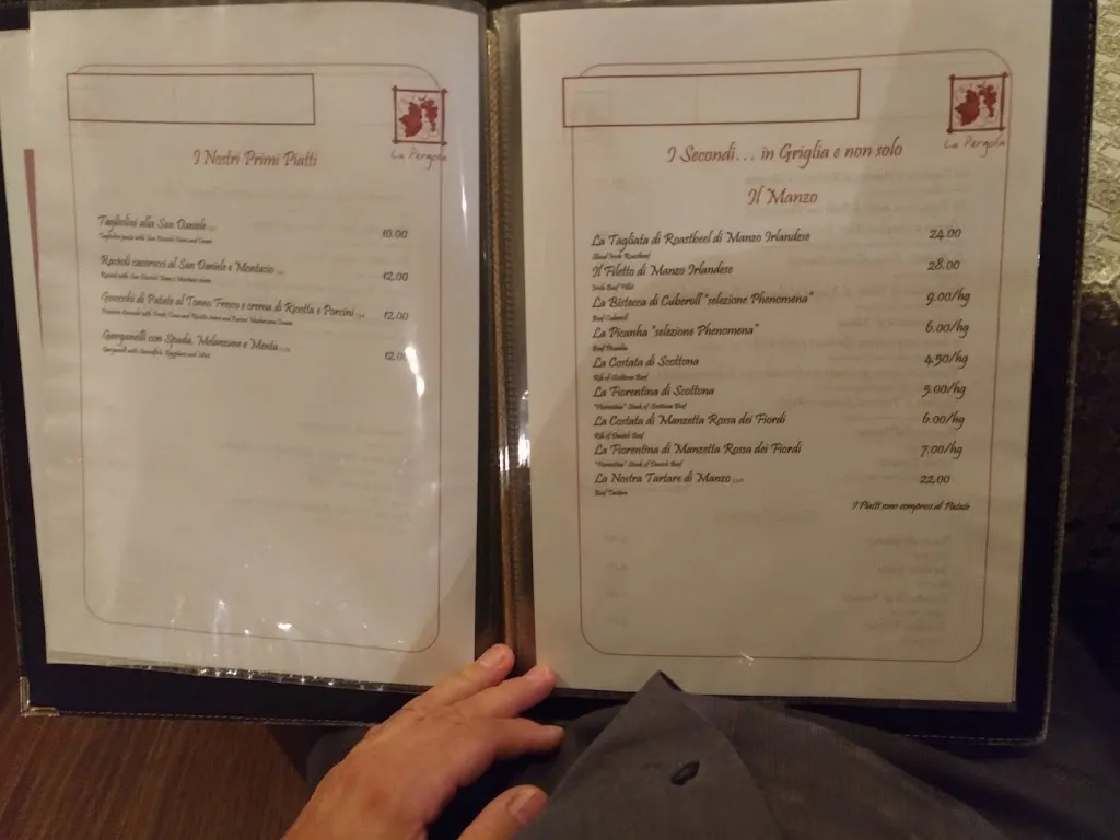 Menu_Ristorante La Pergola_San Daniele del Friuli_image_4