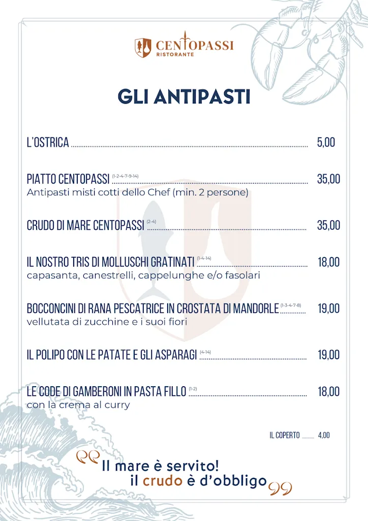 Menu_Ristorante Centopassi_San Daniele del Friuli_image_1