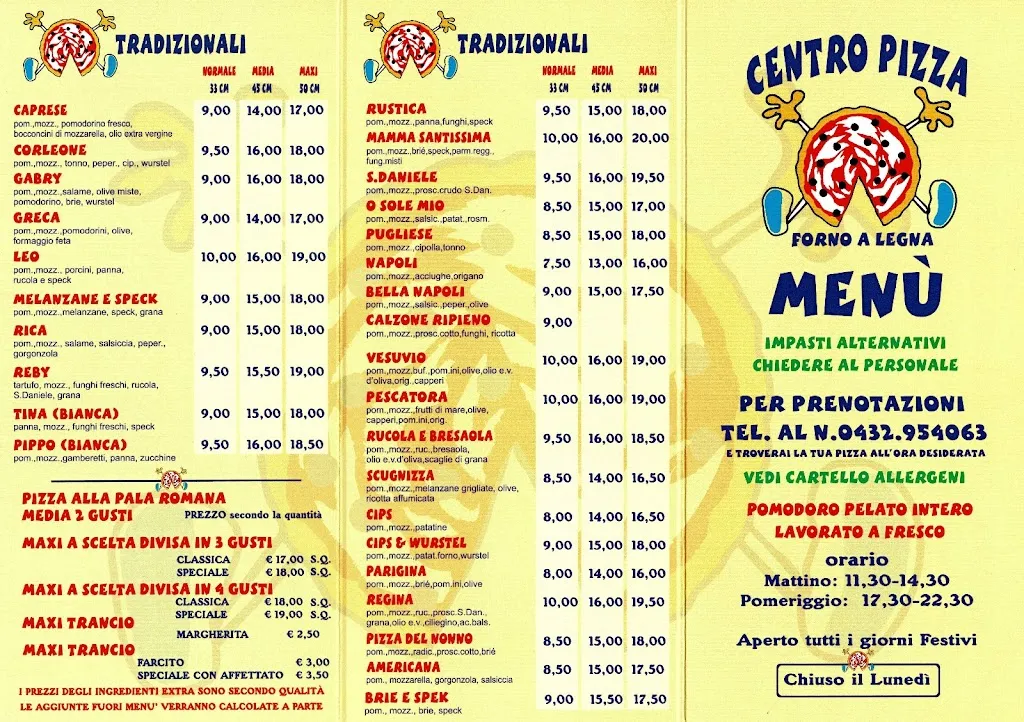 Menu_Centro Pizza_San Daniele del Friuli_image_1
