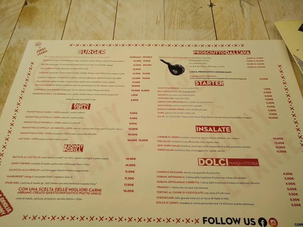 Menu_Jonny Luanie_San Daniele del Friuli_image_1