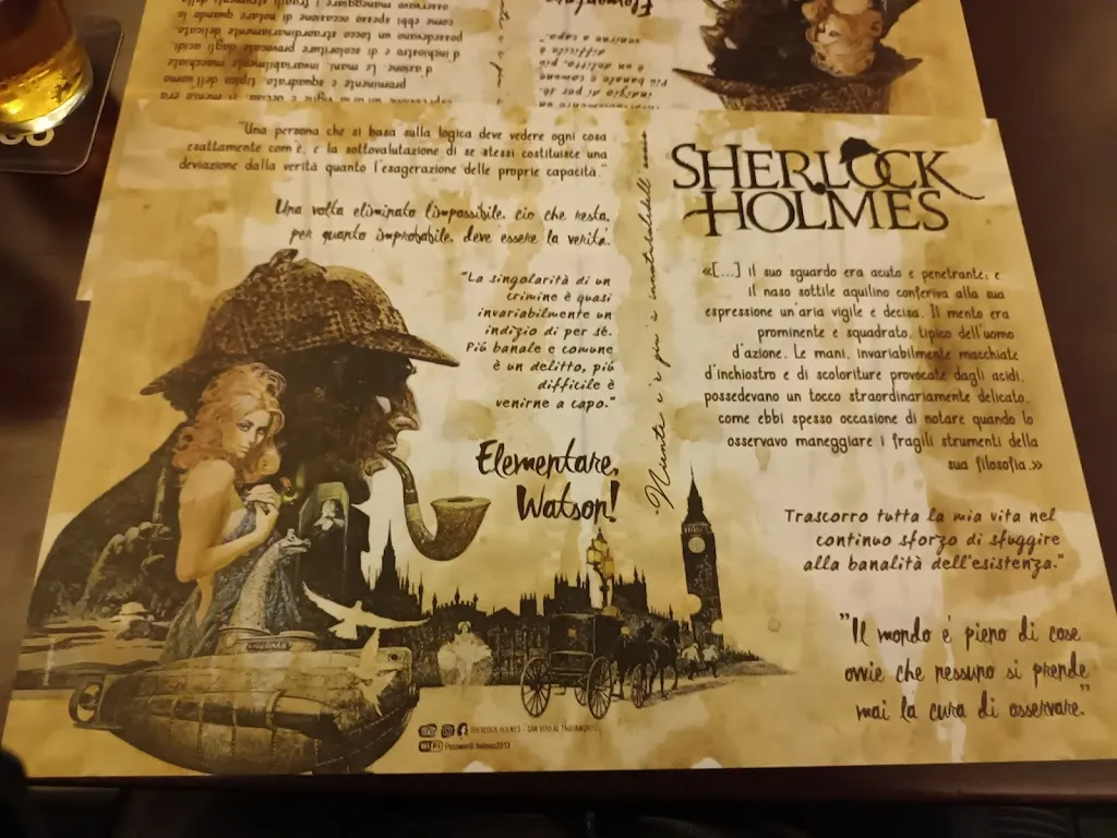 Menu_Sherlock Holmes_San Vito al Tagliamento_image_1