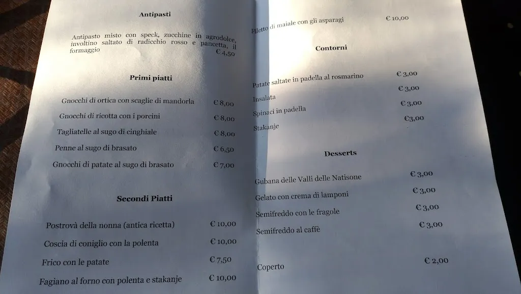 Menu_Albergo ristorante Belvedere_San Pietro al Natisone_image_1
