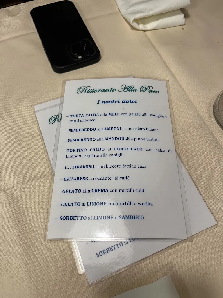 Menu_Ristorante Alla Pace / Burtshaus Alla Pace_Sauris di Sotto_image_1