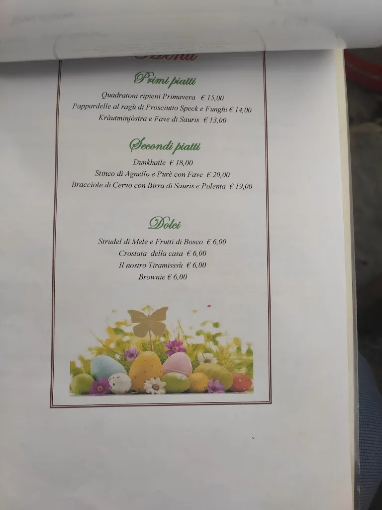 Menu_Seike Sauris/ Zahre_Sauris di Sotto_image_1