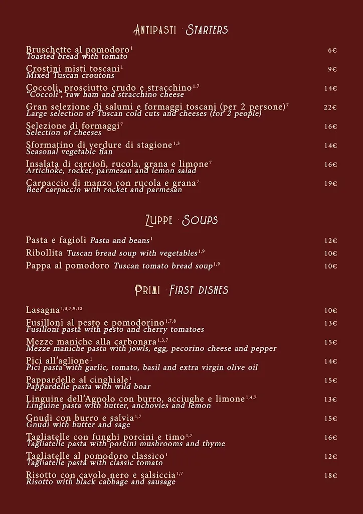 Menu_Trattoria dell'Agnolino_Santa Croce_image_1