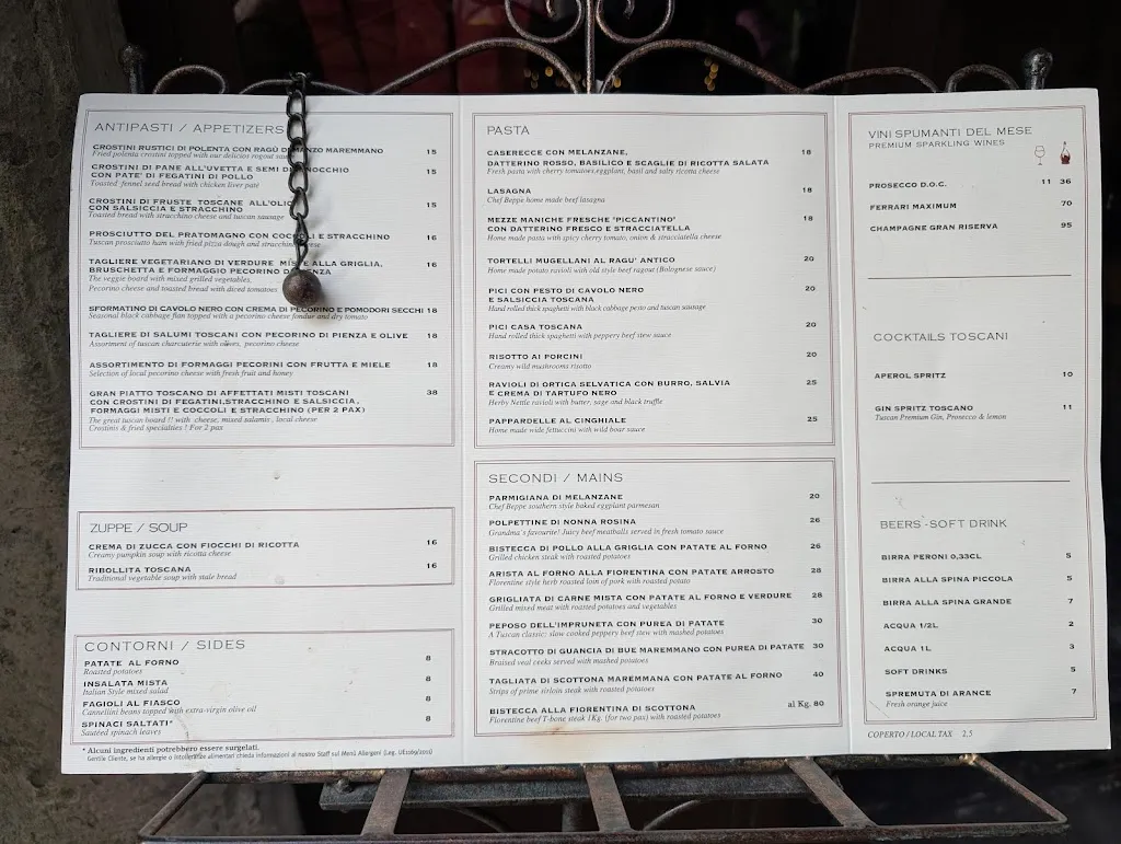 Menu_Casa Toscana_Santa Croce_image_2