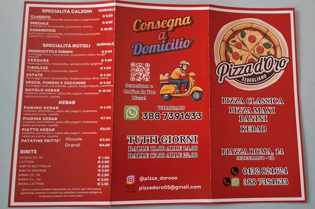Menu_Pizza d'Oro Sedegliano_Sedegliano_image_1
