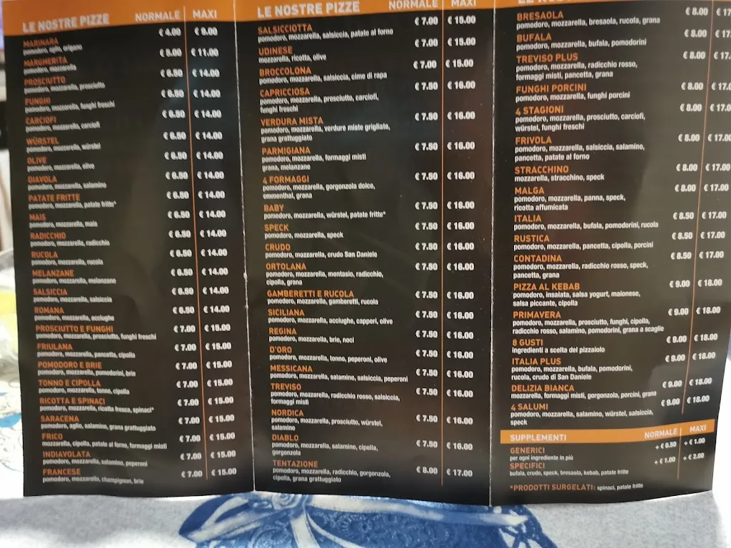 Menu_Pizza d'Oro Sedegliano_Sedegliano_image_3