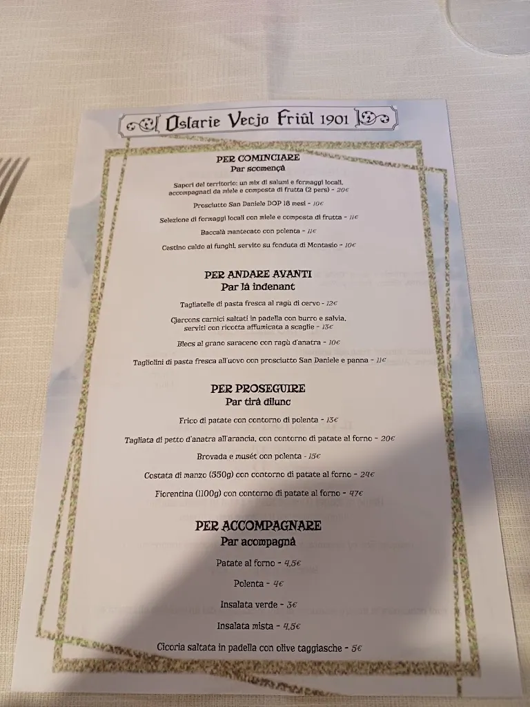 Menu_Ostarie Vecjo Friûl 1901_Sedegliano_image_4