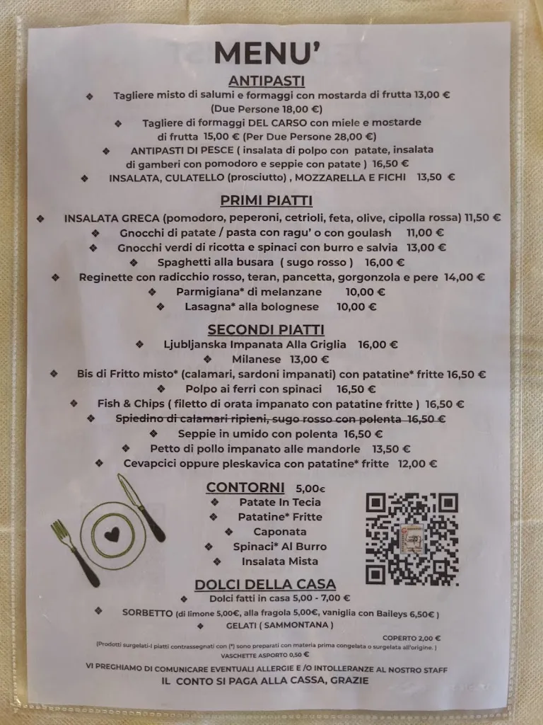 Menu_Društvena Gostilna Gabrovec - Trattoria Sociale di Gabrovizza_Sgonico_immagine_4