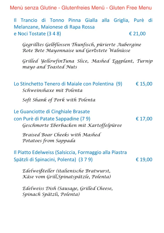 Menu_Edelweiss Stube_Sappada_immagine_2