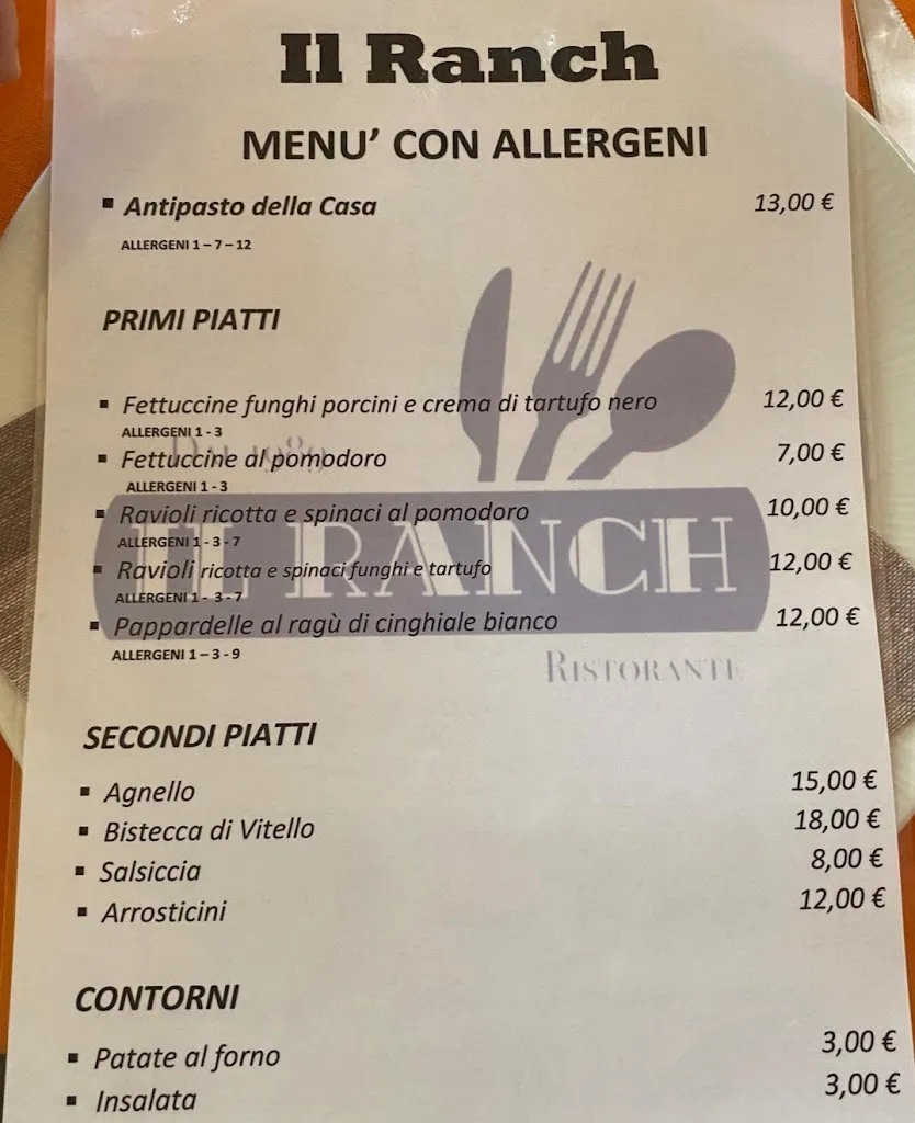 Menu_Il Ranch - Bar - Ristorante_Scanno_image_1