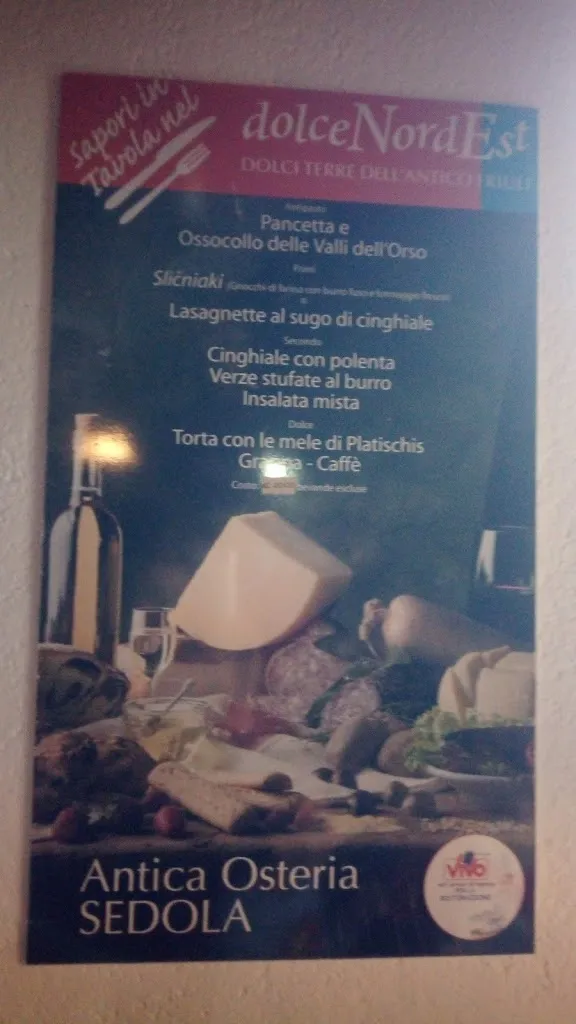 Maria C._Osteria Sedola/gostilna Sedola_Taipana_review