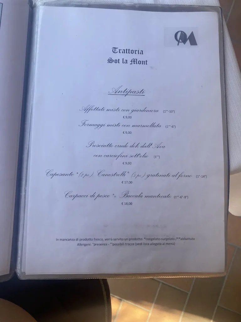 Menu_Trattoria Sot La Mont-CUCINA ISTRIANA_Taipana_image_3