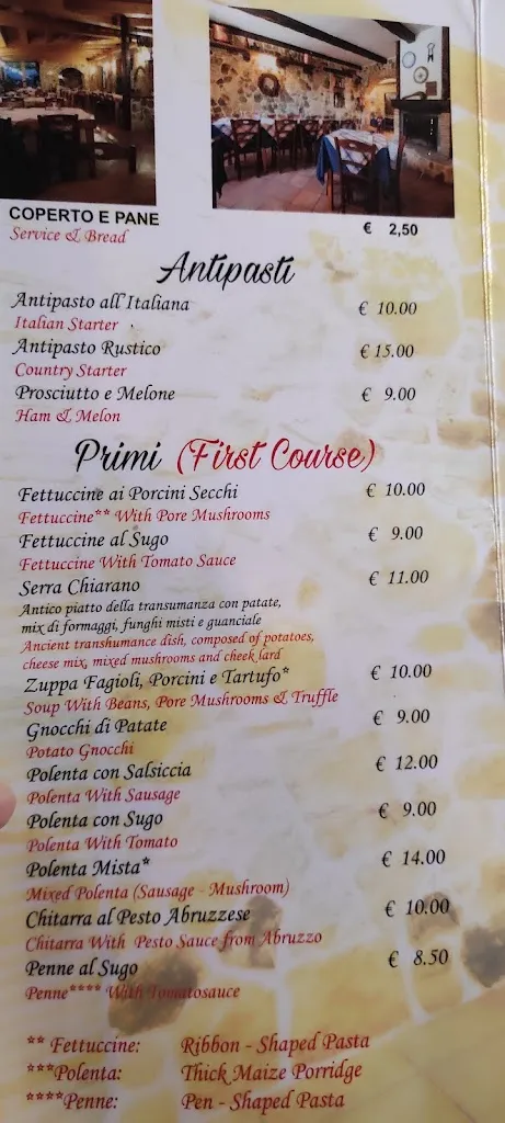 Menu_Ristorante Rifugio Lo Scoiattolo_Scanno_image_2
