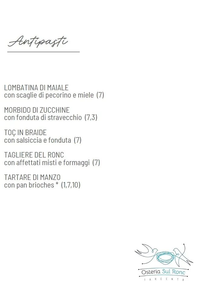 Menü_Osteria sul Ronc_Tarcento_Bild_3