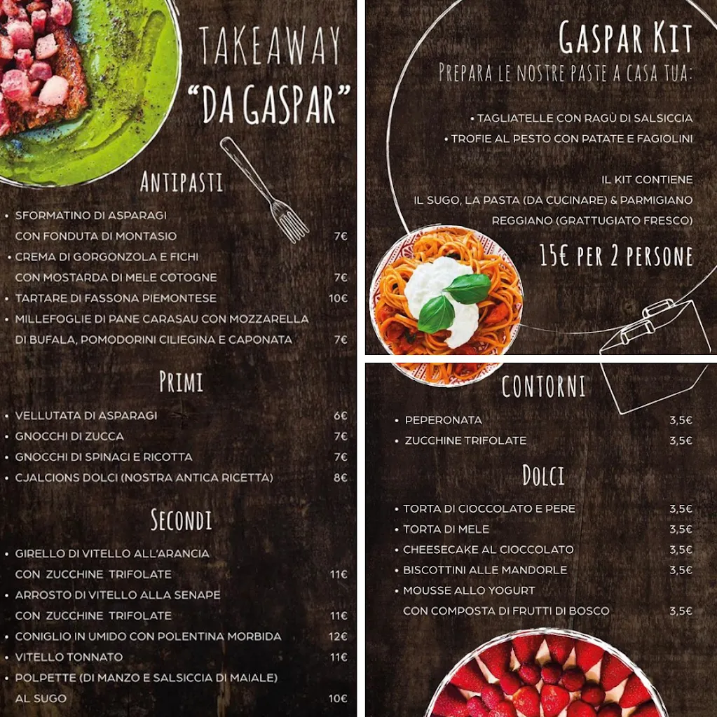 Menu_Trattoria Da Gaspar_Tarcento_image_1