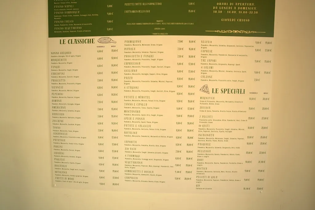 Menu_Pizzeria Da Mario Di Favata Rosario Gioacchino_Tarcento_image_1
