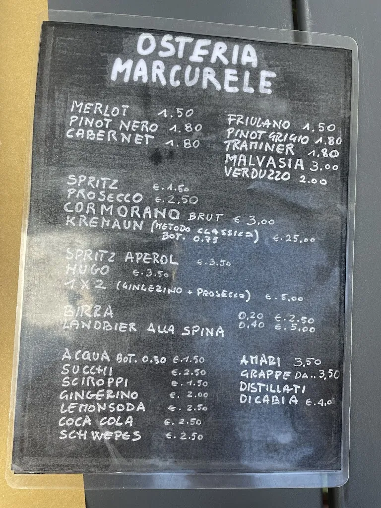 Menu_Osteria Marcurele_Venzone_image_3