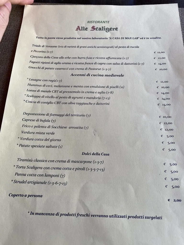 Menu_Trattoria Alle Scaligere_Venzone_immagine_2