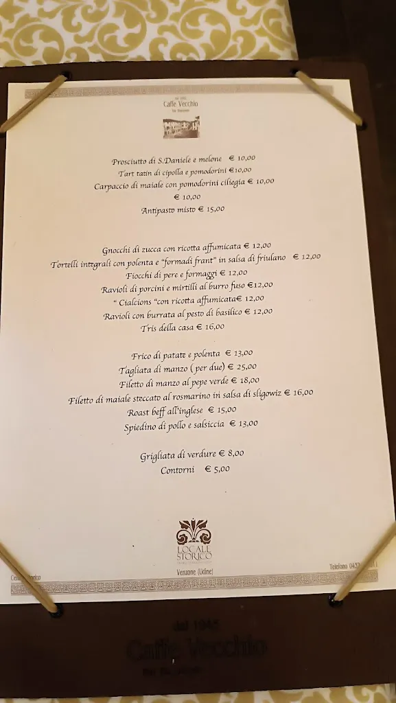 Menu_Bar Ristorante Caffè Vecchio_Venzone_image_1