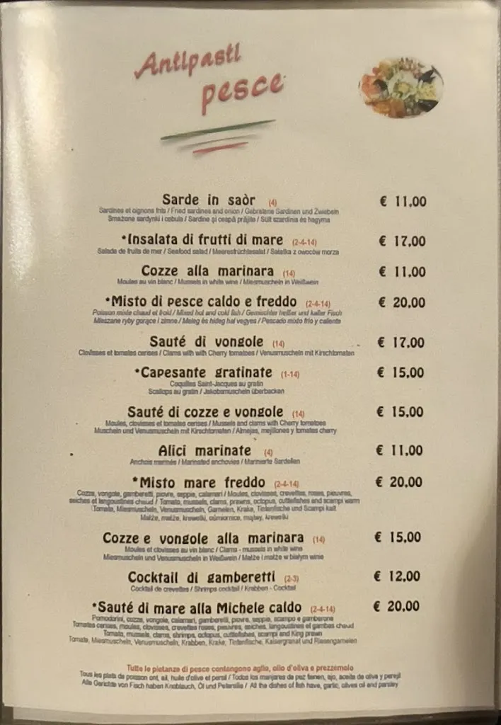 Menu_Albergo Ristorante Pizzeria Da Michele_Venzone_immagine_3