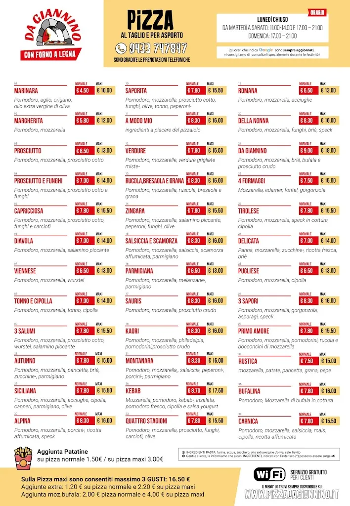 Menu_Pizzeria da Giannino_Villa Santina_image_4