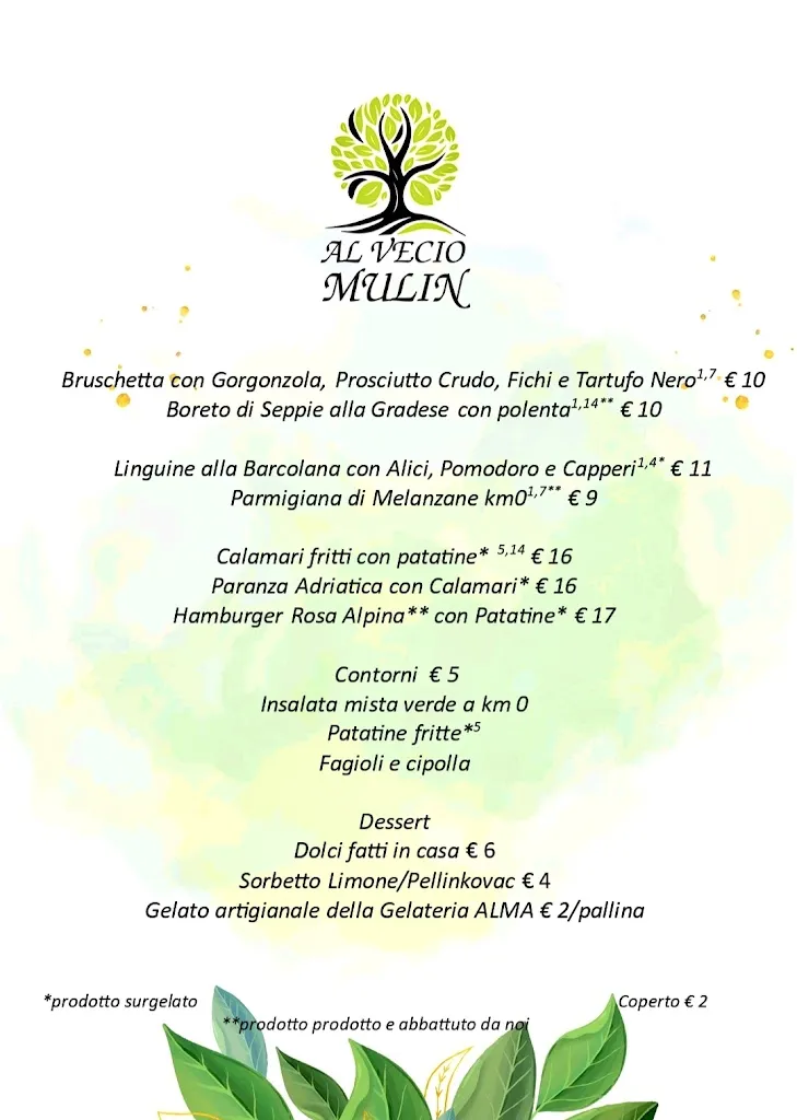 Menu_Al Vecio Mulin_Villa Vicentina_image_2