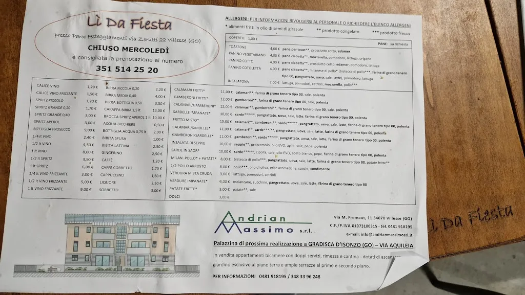 Menu_Chiosco Lì Da Fiesta_Villesse_image_3