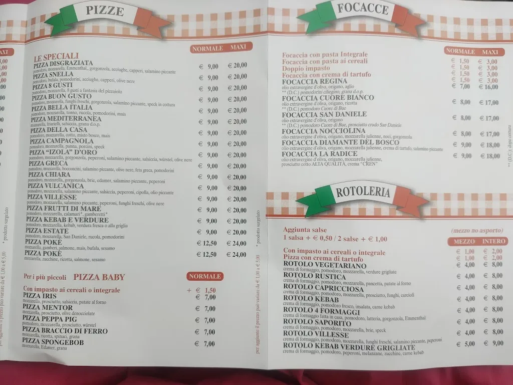 Menu_Pizza Villesse_Villesse_image_1