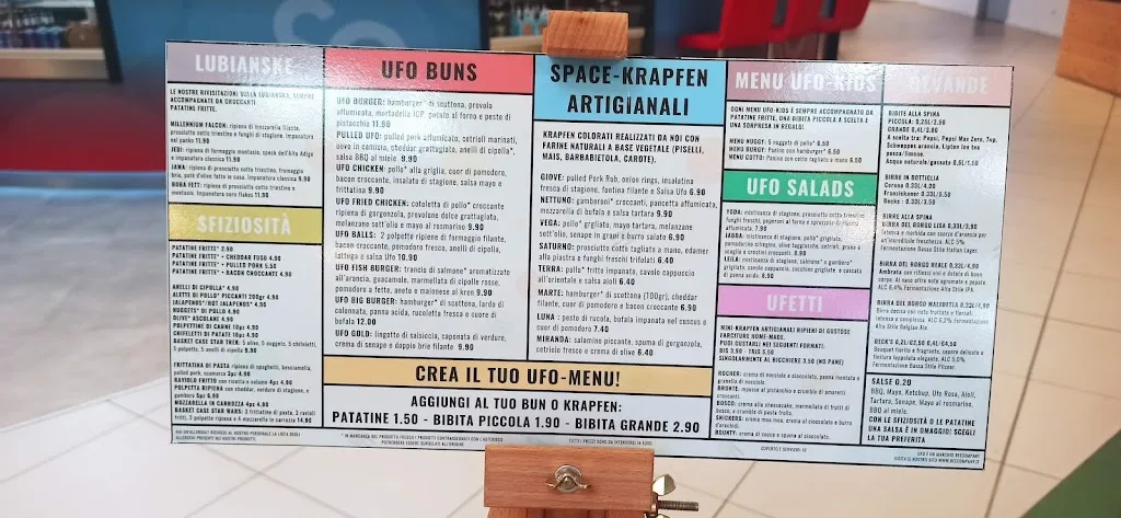 Menu_UFO Unusual Fastfood_Villesse_image_1