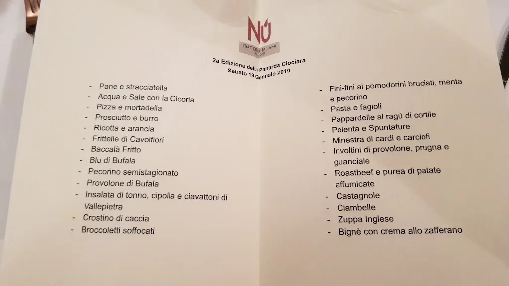 Menu_Nu'Trattoria Italiana dal 1960_Acuto_image_1