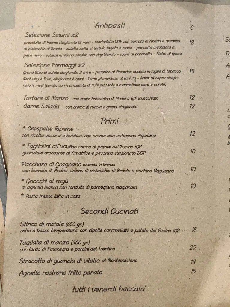 Menu_L'Osteria da Clara di Circi Massimo_Avezzano_image_2