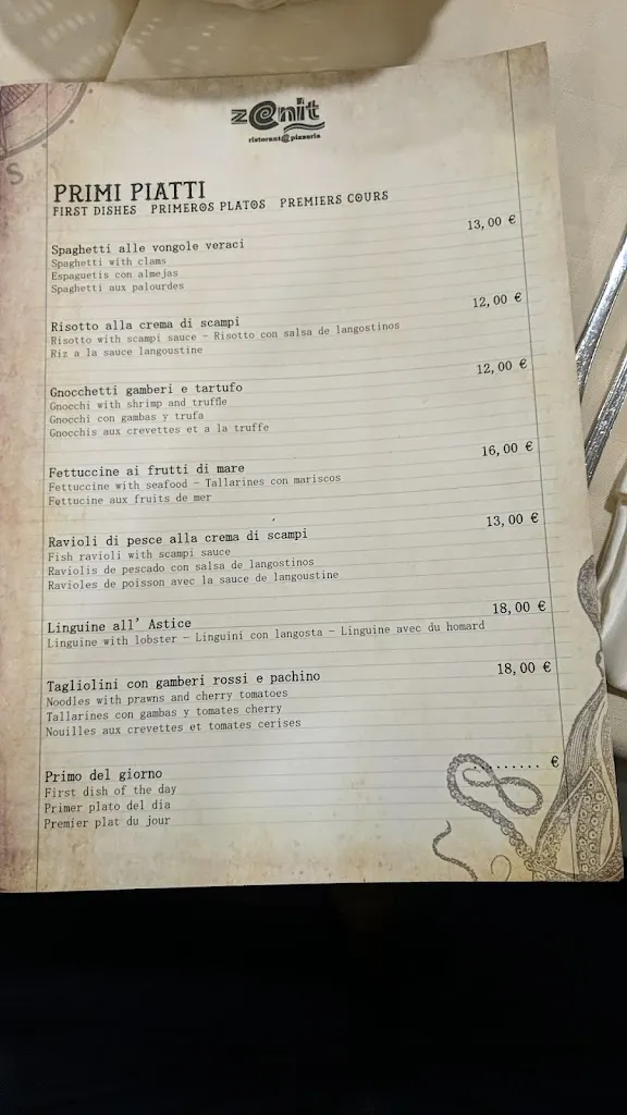 Menu_Zenit restaurant Ostia_Acilia-Castel Fusano-Ostia Antica_image_4