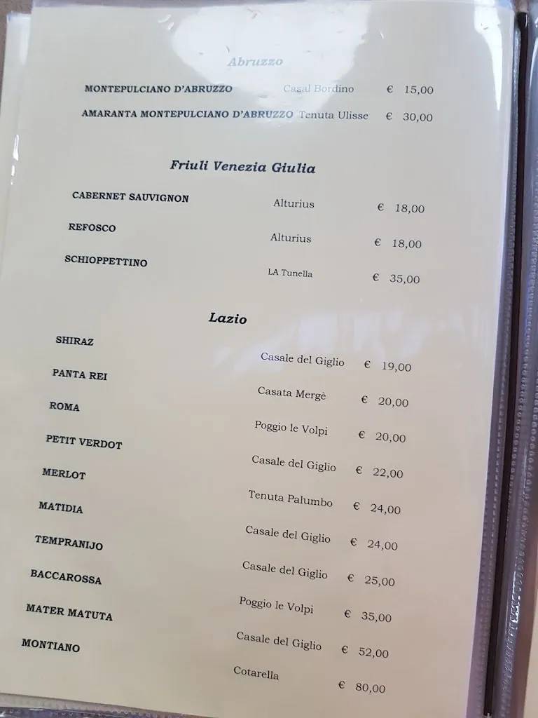 Menu_I CIARLI RISTORANTE-GRIGLIERIA-BAR_Acilia-Castel Fusano-Ostia Antica_image_3