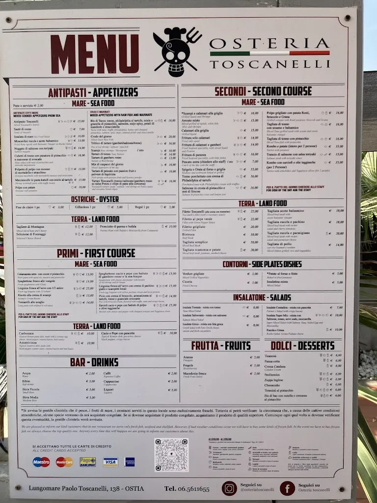 Menu_Osteria Toscanelli_Acilia-Castel Fusano-Ostia Antica_image_4