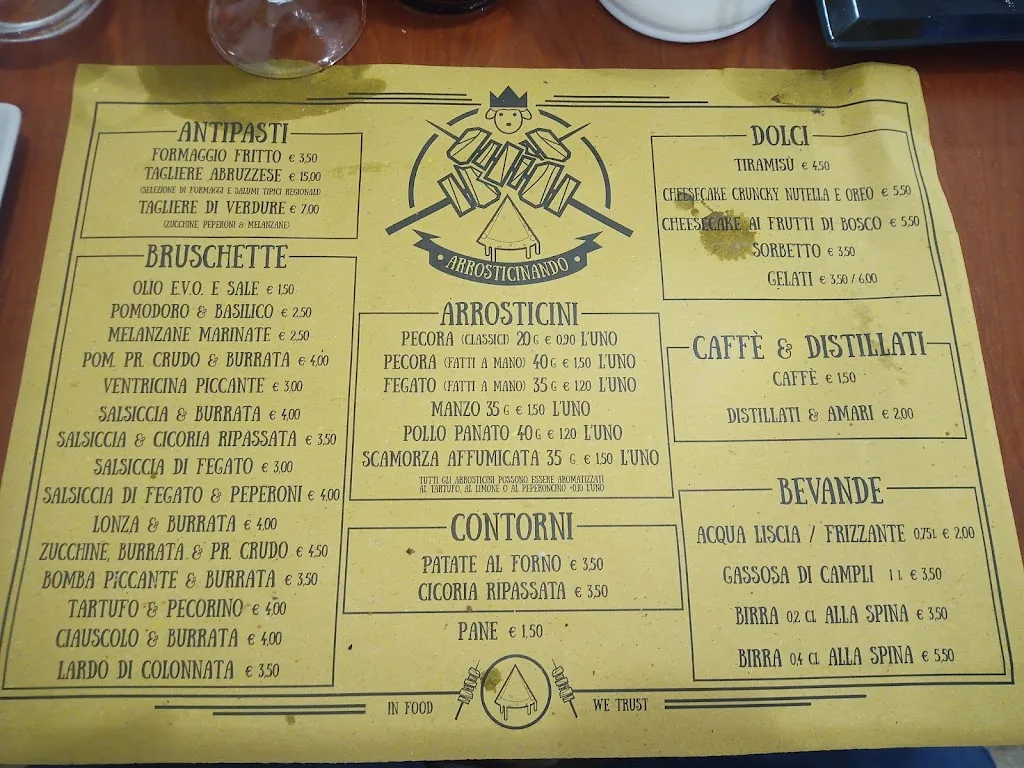 Menu_Arrosticinando Infernetto_Acilia-Castel Fusano-Ostia Antica_image_4