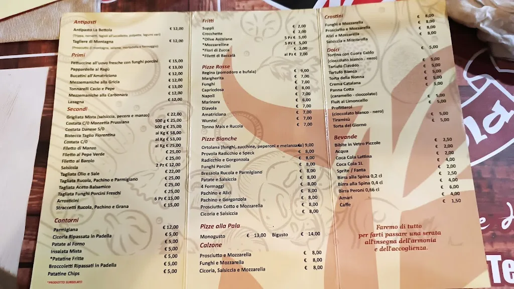 Menu_Ristorante La Bettola_Acilia-Castel Fusano-Ostia Antica_image_1