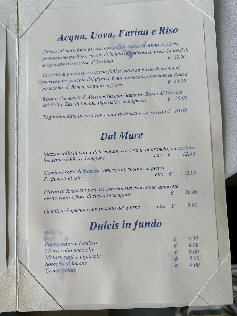 Menu_L'Ostrica Pazza_Acilia-Castel Fusano-Ostia Antica_immagine_1