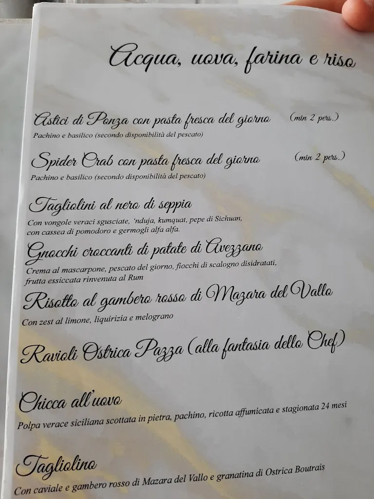 Menu_L'Ostrica Pazza_Acilia-Castel Fusano-Ostia Antica_immagine_3