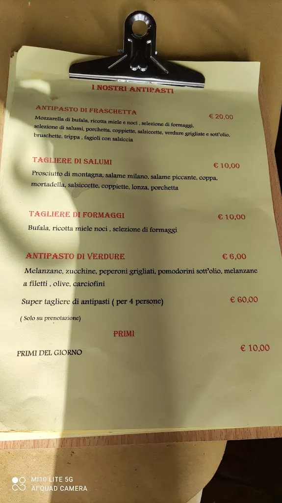 Menü_Ristorante Fraschetteria Da Luca_Acilia-Castel Fusano-Ostia Antica_Bild_2