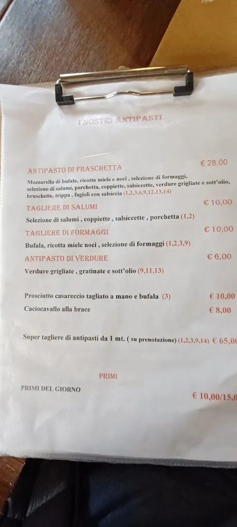 Menü_Ristorante Fraschetteria Da Luca_Acilia-Castel Fusano-Ostia Antica_Bild_3